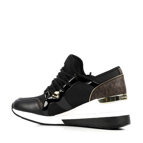 michael kors sleehak sneaker wit|zappos Michael Kors sneakers.